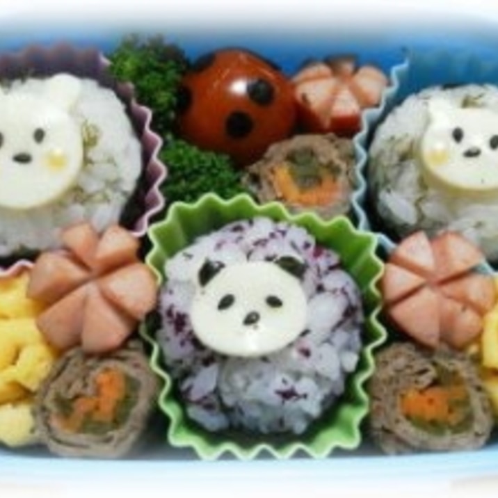 キャラ弁 動物とお花のお弁当 レシピ 作り方 By ひこ星ママ 楽天レシピ キャラ弁 動物とお花のお弁当 レシピ 作り方 By ひこ星ママ 楽天レシピ